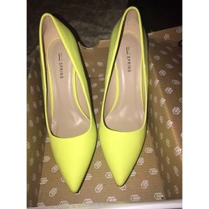 Neon heels